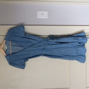 Gap Denim ruffle dress, medium